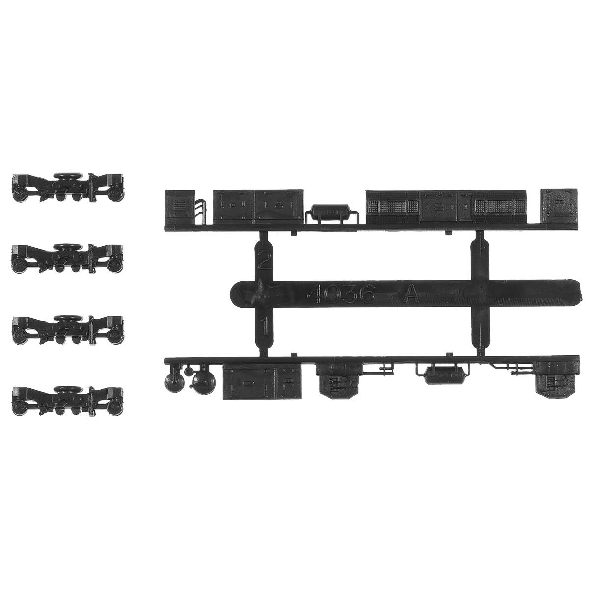 動力台車枠・床下機器セット A-17（TS1019＋4036AM）