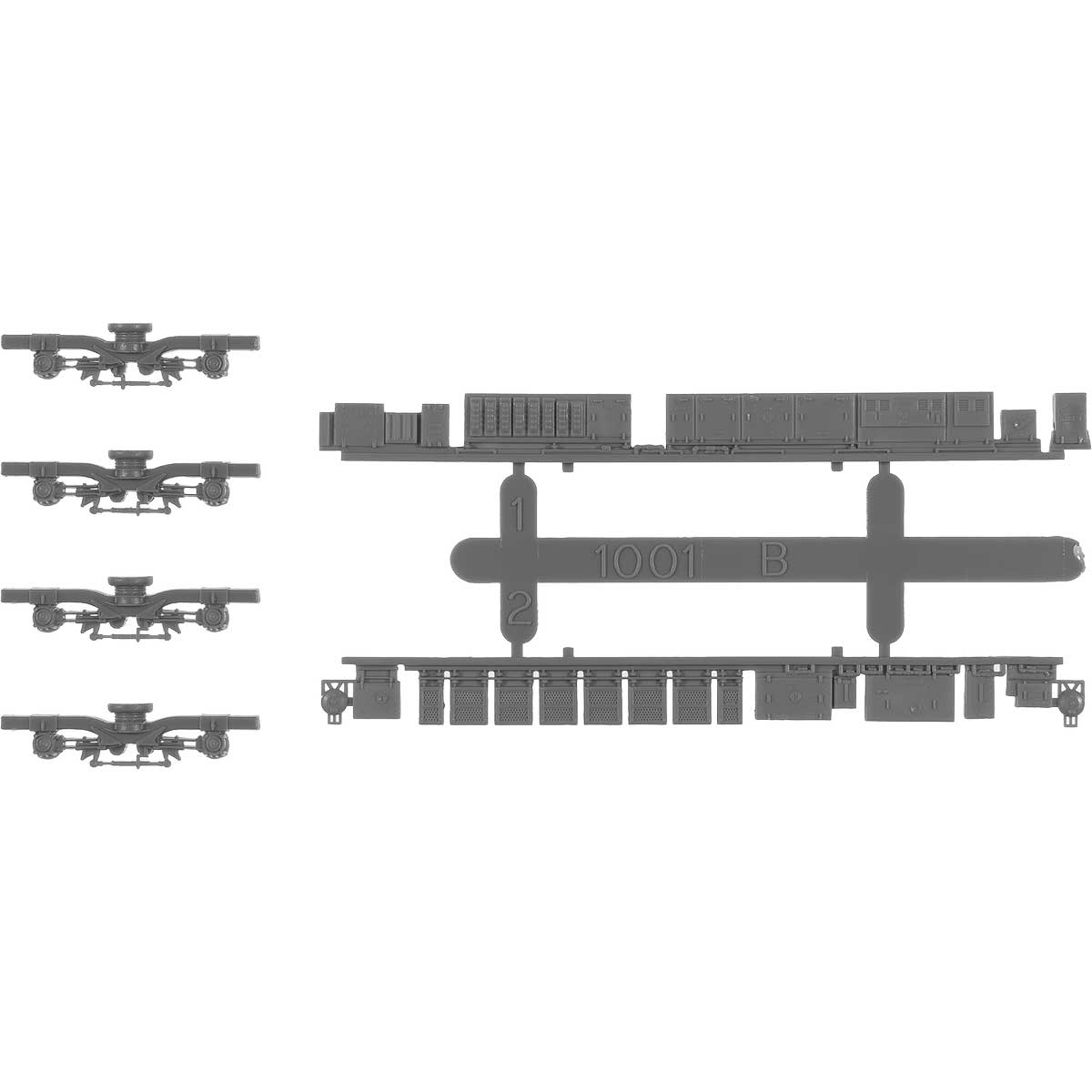 動力台車枠・床下機器セット A-21（SSタイプ＋1001BM）