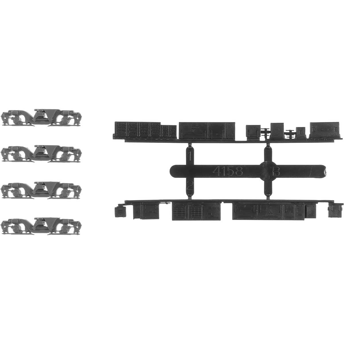 動力台車枠・床下機器セット A-26（FS534＋4158BM）