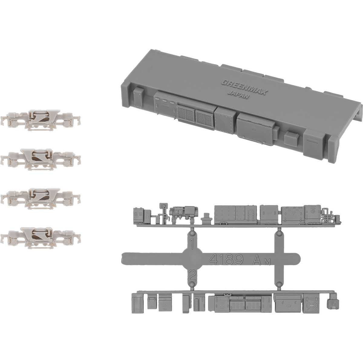 動力台車枠・床下機器セット C-01（TH600＋4189AM／Tpu Mカバー）