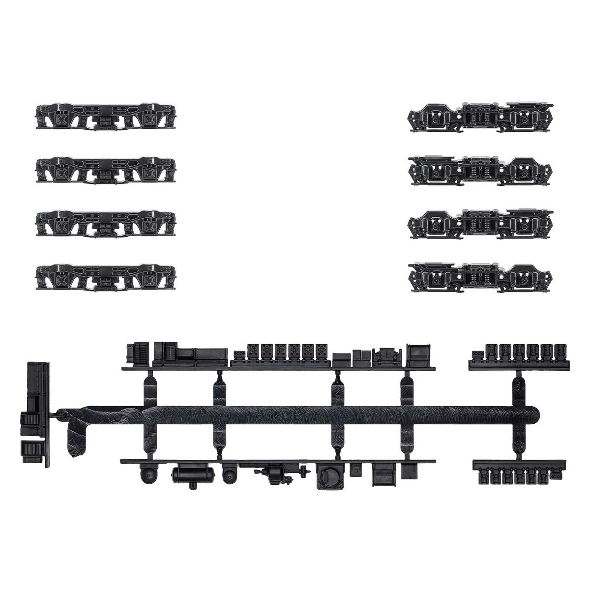 動力台車枠・床下機器セット A-38（DT16／20＋8596BМ）