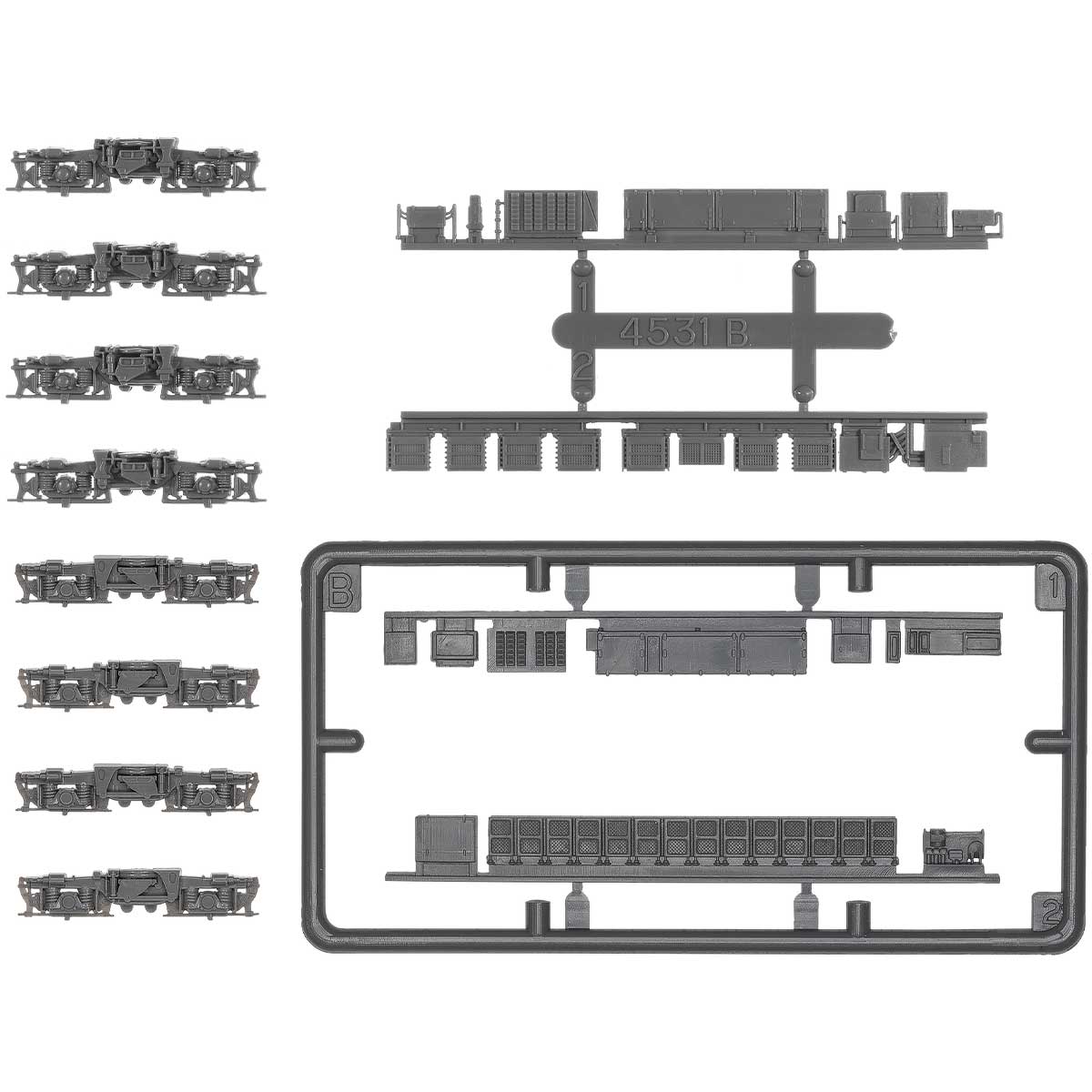 8527＞動力台車枠・床下機器セット A-40（KDタイプ／新KDタイプ（KD301