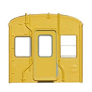 国鉄（JR）103系＜低運・非ユニット窓・冷改車・カナリア＞ 増結用モハ2両ボディキット