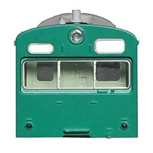 国鉄（JR）103系＜低運・非ユニット窓・冷改車・エメラルドグリーン＞ 基本4両編成ボディキットB