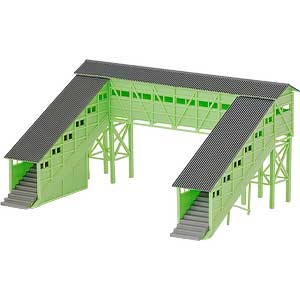 複線跨線橋（淡緑色）