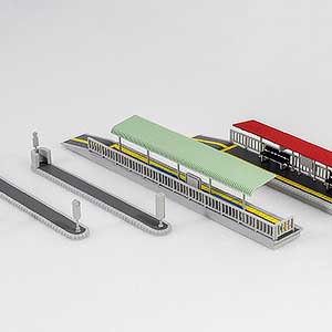 着色済み　路面電車停車場