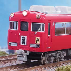 グリーンマックス4329/4330名鉄7700系白帯車妻面窓付き増結４両セット