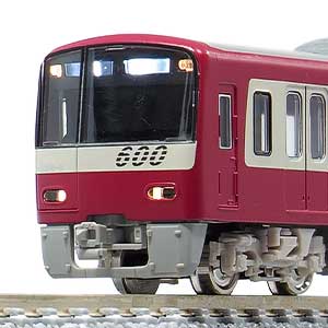 京急600形4次車（更新車・行先点灯・SRアンテナ付き）増結4両編成セット（動力無し）