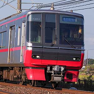 名鉄3300系（1・2次車・新塗装）基本4両編成セット（動力付き）