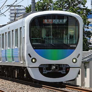 西武30000系（新宿線・前面ロゴ無し・車番選択式）基本4両編成セット（動力付き）