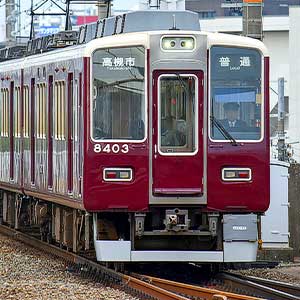 阪急8300系（2次車・8303編成・白ライト）8両編成セット（動力付き）