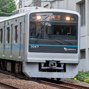 小田急3000形（3080番台・インペリアルブルー帯）10両編成セット（動力付き）