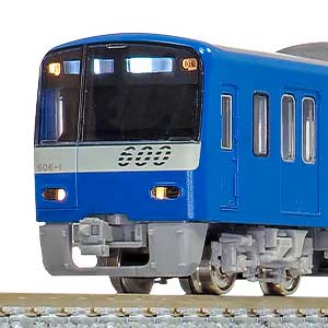 京急600形（更新車・KEIKYU BLUE SKY TRAIN・行先点灯・マークなし）8両編成セット（動力付き）