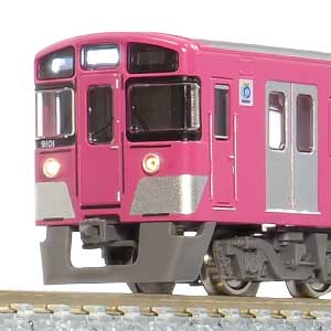 西武9000系（9101編成・ピンク）増結用中間車6両セット（動力無し）