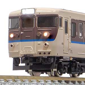 JR113系7000番台（40N体質改善車・更新色・スカート黒）8両編成セット（動力付き）