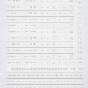 国鉄／JR クモヤ145形用車両マークNo.1（東日本・東海エリア）