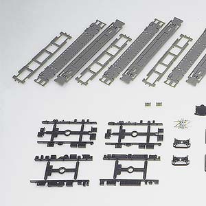 床下台車セット 通勤タイプ 冷房車 基本4両用A（動力無し）