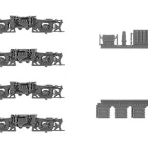 動力台車枠・床下機器セット A-27（KDタイプ＋4531BM）