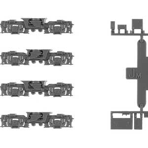 動力台車枠・床下機器セット A-28（TH1000+JM）